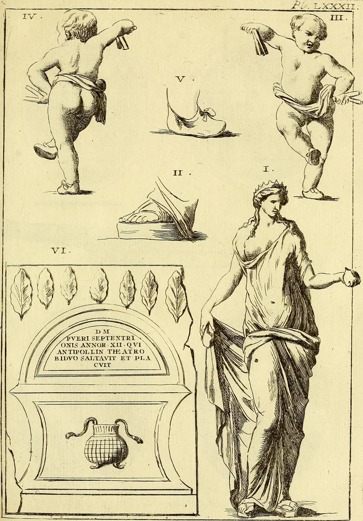 An illustration from Recueil d'antiquités égyptiennes, étrusques, greques et romaines, 1752, leaf 522