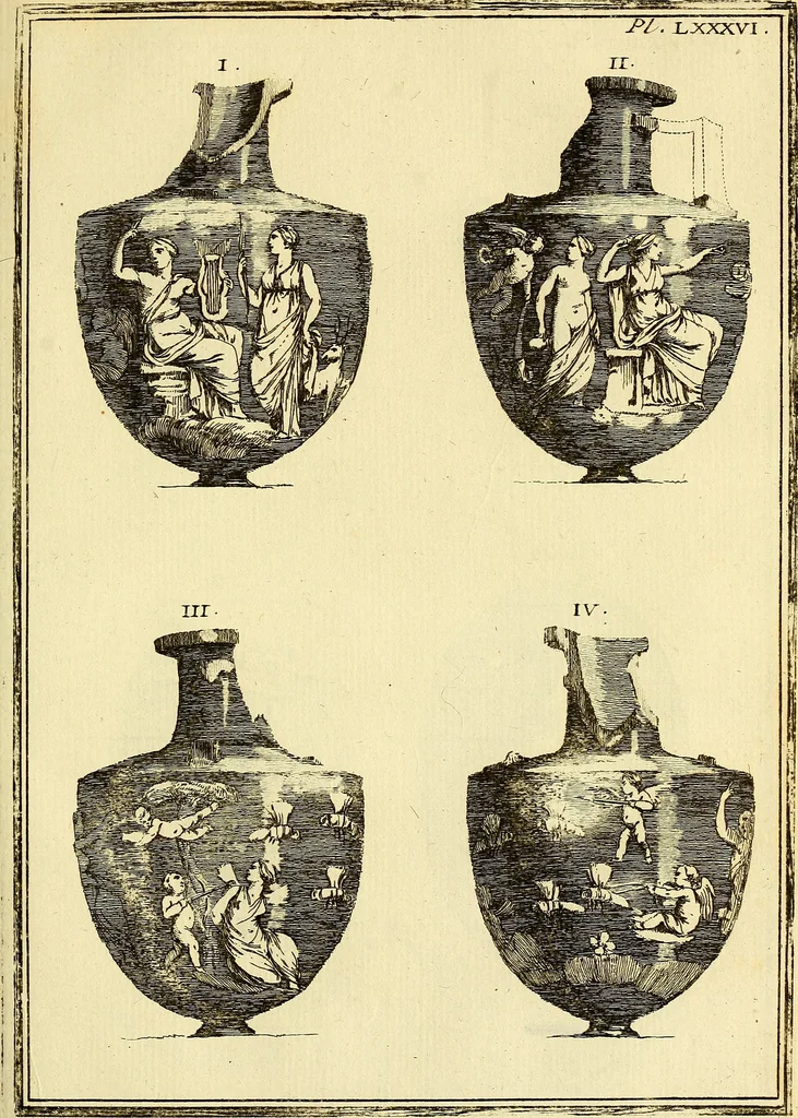 An illustration from Recueil d'antiquités égyptiennes, étrusques, greques et romaines, 1752, leaf 530