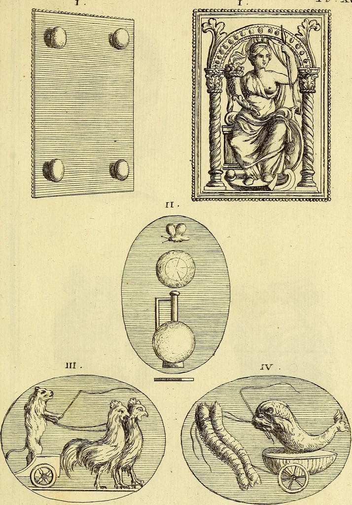 An illustration from Recueil d'antiquités égyptiennes, étrusques, greques et romaines, 1752, leaf 538