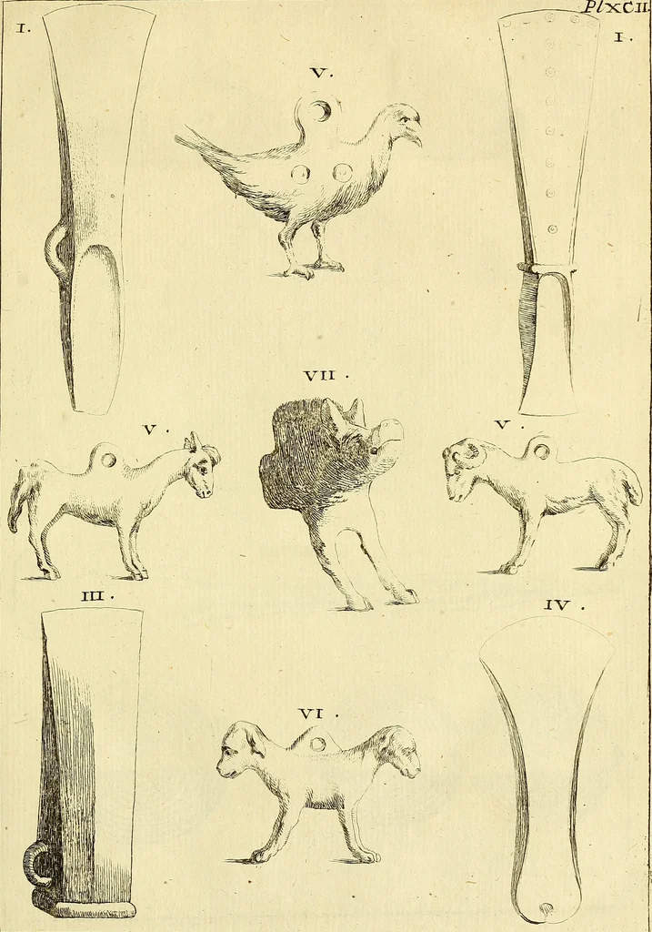 An illustration from Recueil d'antiquités égyptiennes, étrusques, greques et romaines, 1752, leaf 542