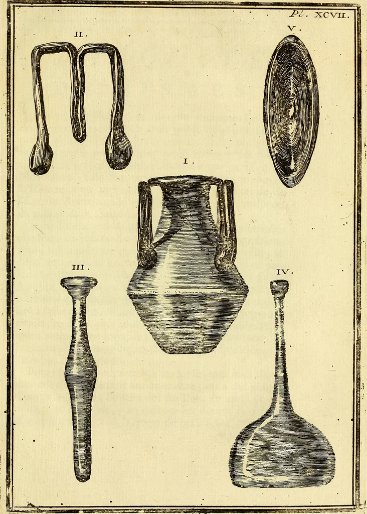 An illustration from Recueil d'antiquités égyptiennes, étrusques, greques et romaines, 1752, leaf 552
