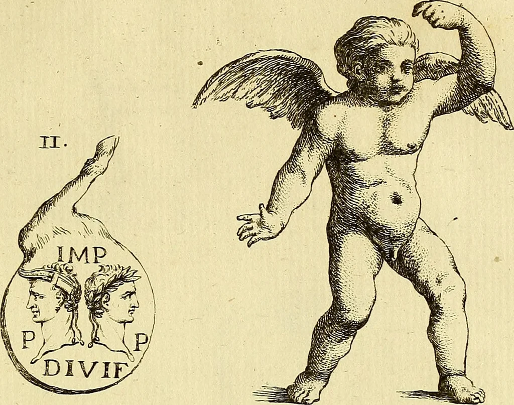 An illustration from Recueil d'antiquités égyptiennes, étrusques, greques et romaines, 1752, leaf 582