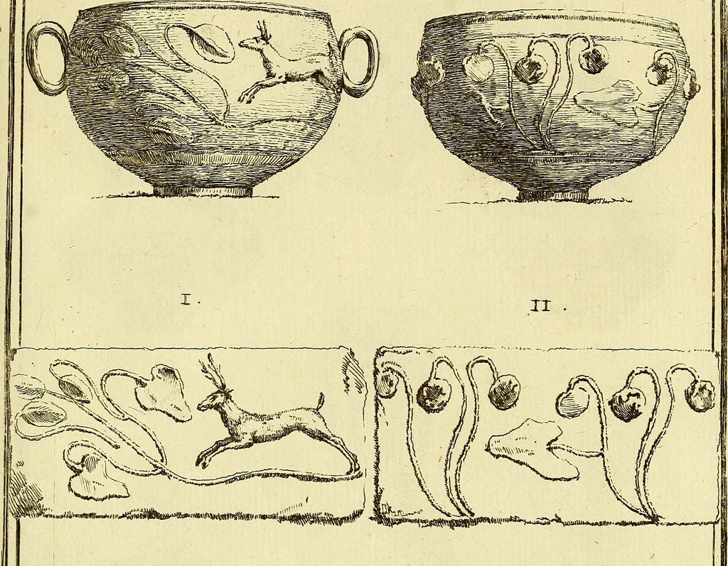 An illustration from Recueil d'antiquités égyptiennes, étrusques, greques et romaines, 1752, leaf 588