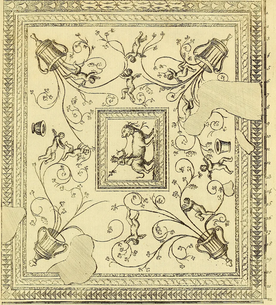 An illustration from Recueil d'antiquités égyptiennes, étrusques, greques et romaines, 1752, leaf 600