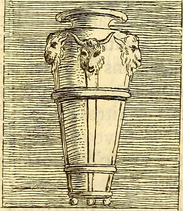 An illustration from Recueil d'antiquités égyptiennes, étrusques, greques et romaines, 1752, leaf 663