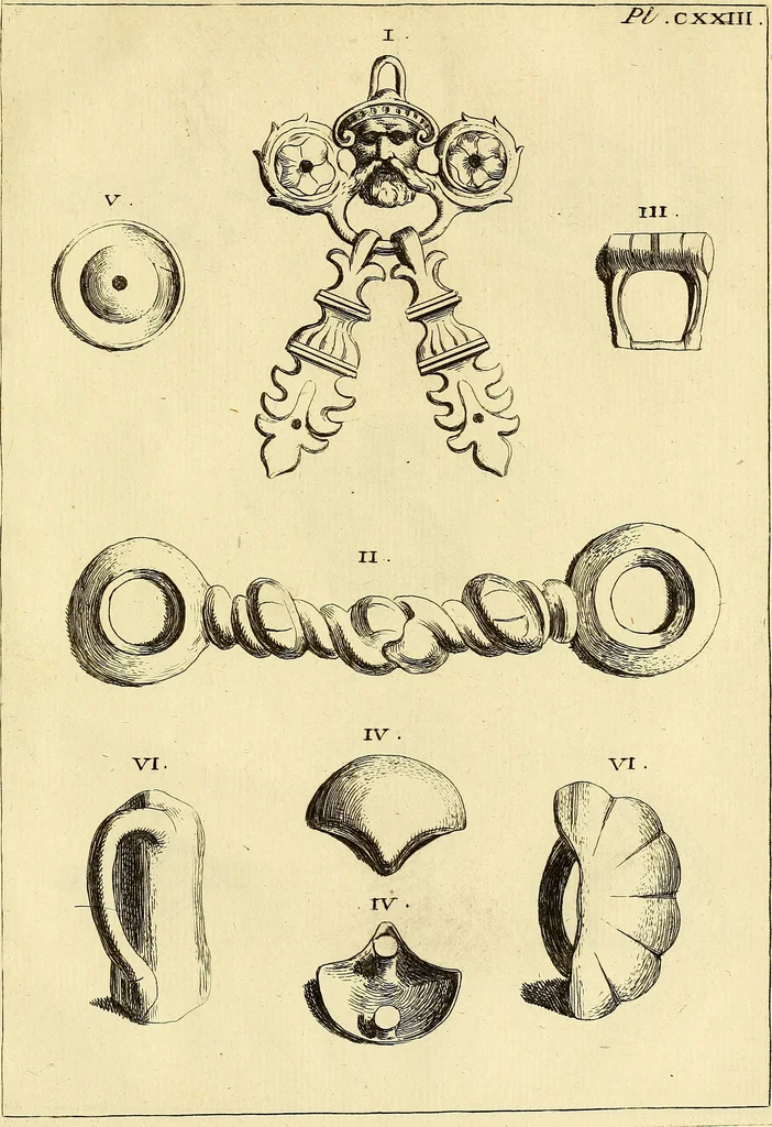 An illustration from Recueil d'antiquités égyptiennes, étrusques, greques et romaines, 1752, leaf 674