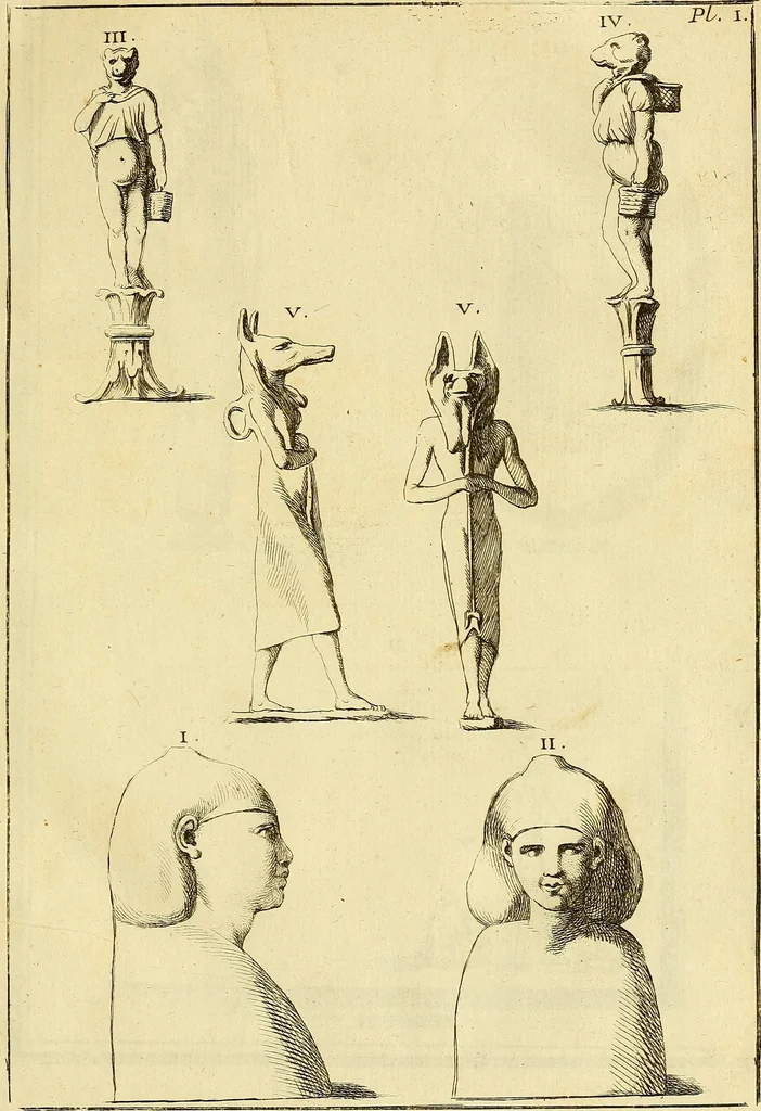 An illustration from Recueil d'antiquités égyptiennes, étrusques, greques et romaines, 1752, leaf 68