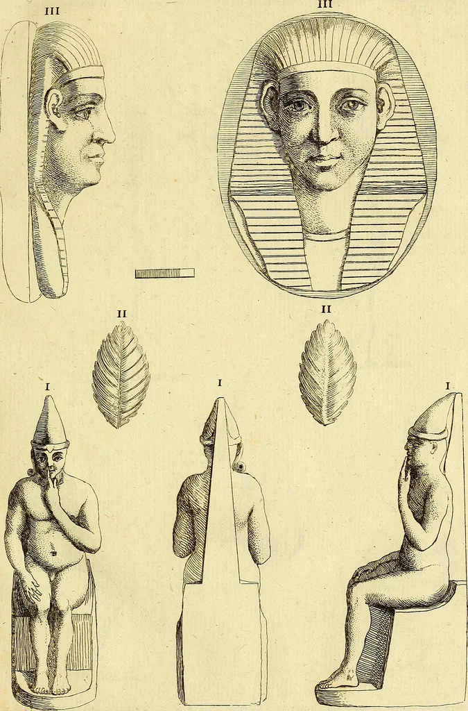 An illustration from Recueil d'antiquités égyptiennes, étrusques, greques et romaines, 1752, leaf 74