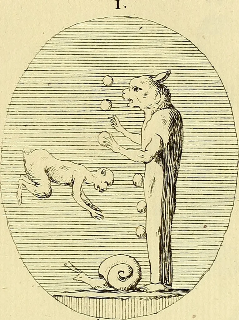 An illustration from Recueil d'antiquités égyptiennes, étrusques, greques et romaines, 1752, leaf 78