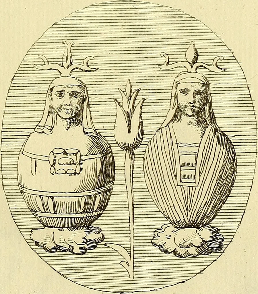 An illustration from Recueil d'antiquités égyptiennes, étrusques, greques et romaines, 1752, leaf 78