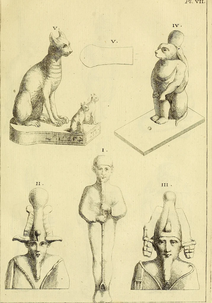 An illustration from Recueil d'antiquités égyptiennes, étrusques, greques et romaines, 1752, leaf 80