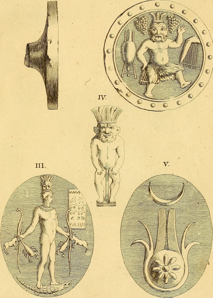 An illustration from Recueil d'antiquités égyptiennes, étrusques, greques et romaines, 1752, leaf 110