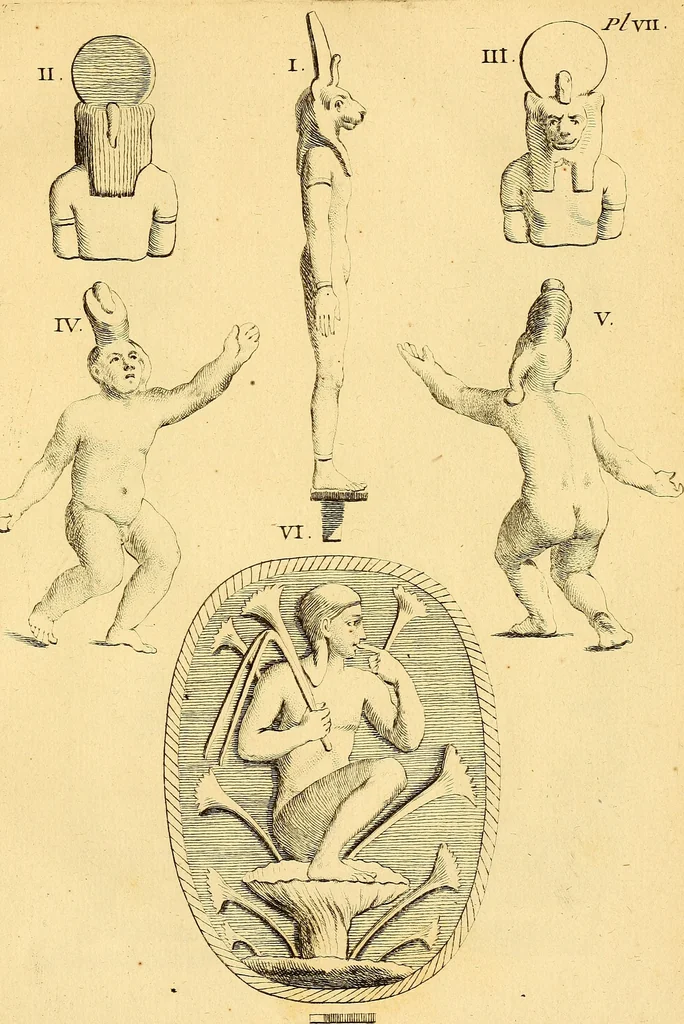 An illustration from Recueil d'antiquités égyptiennes, étrusques, greques et romaines, 1752, leaf 116