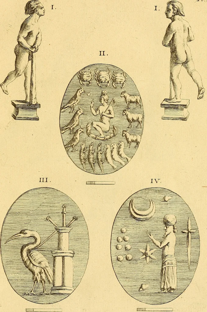 An illustration from Recueil d'antiquités égyptiennes, étrusques, greques et romaines, 1752, leaf 122