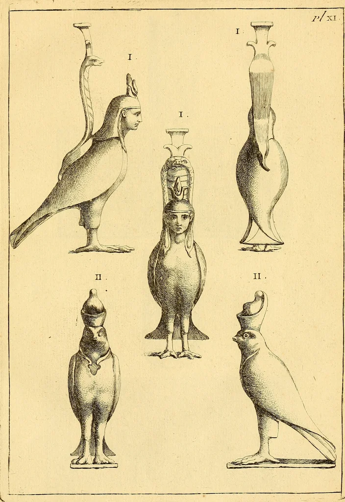 An illustration from Recueil d'antiquités égyptiennes, étrusques, greques et romaines, 1752, leaf 124