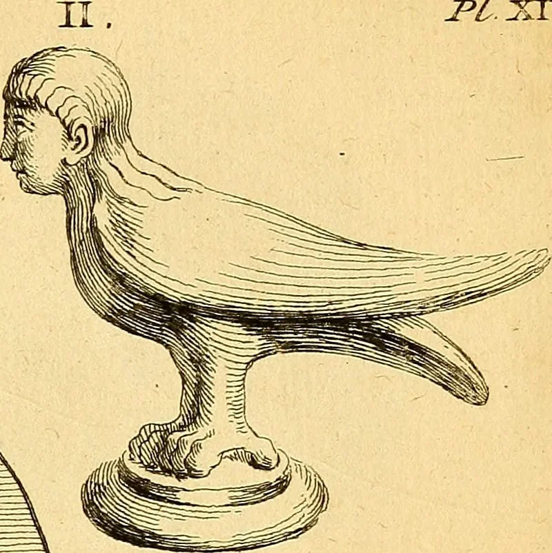 An illustration from Recueil d'antiquités égyptiennes, étrusques, greques et romaines, 1752, leaf 130