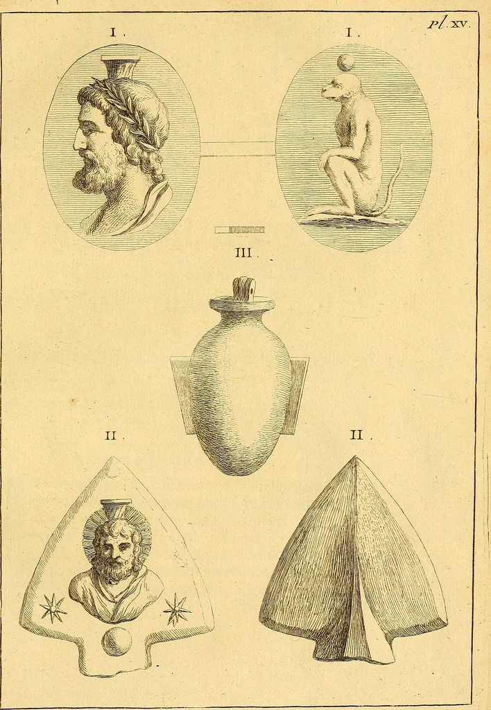An illustration from Recueil d'antiquités égyptiennes, étrusques, greques et romaines, 1752, leaf 132