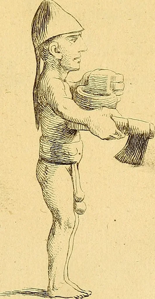 An illustration from Recueil d'antiquités égyptiennes, étrusques, greques et romaines, 1752, leaf 182