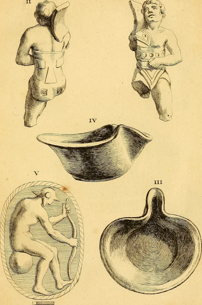 An illustration from Recueil d'antiquités égyptiennes, étrusques, greques et romaines, 1752, leaf 196