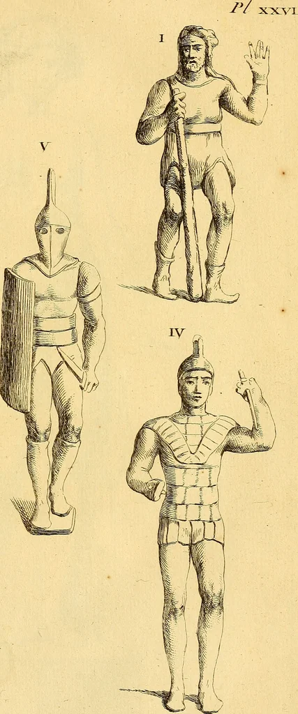 An illustration from Recueil d'antiquités égyptiennes, étrusques, greques et romaines, 1752, leaf 200