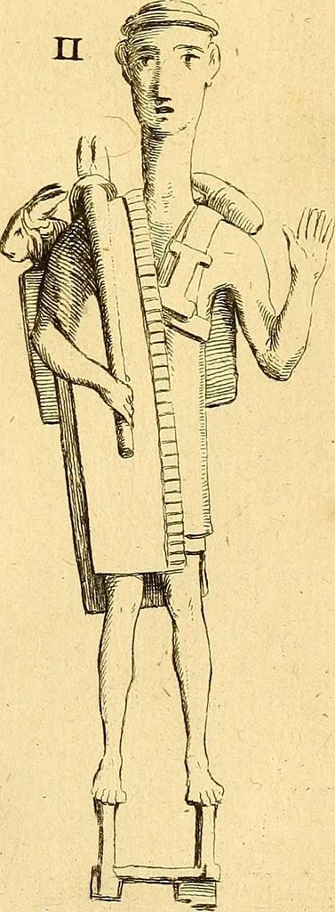An illustration from Recueil d'antiquités égyptiennes, étrusques, greques et romaines, 1752, leaf 254
