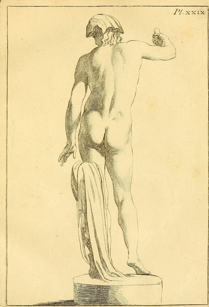 An illustration from Recueil d'antiquités égyptiennes, étrusques, greques et romaines, 1752, leaf 256