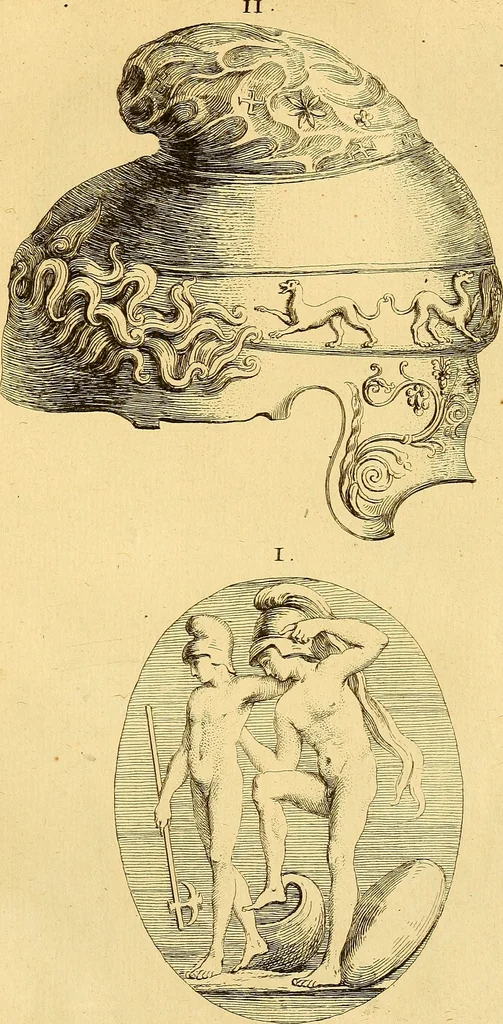 An illustration from Recueil d'antiquités égyptiennes, étrusques, greques et romaines, 1752, leaf 264