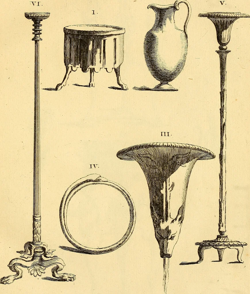 An illustration from Recueil d'antiquités égyptiennes, étrusques, greques et romaines, 1752, leaf 272