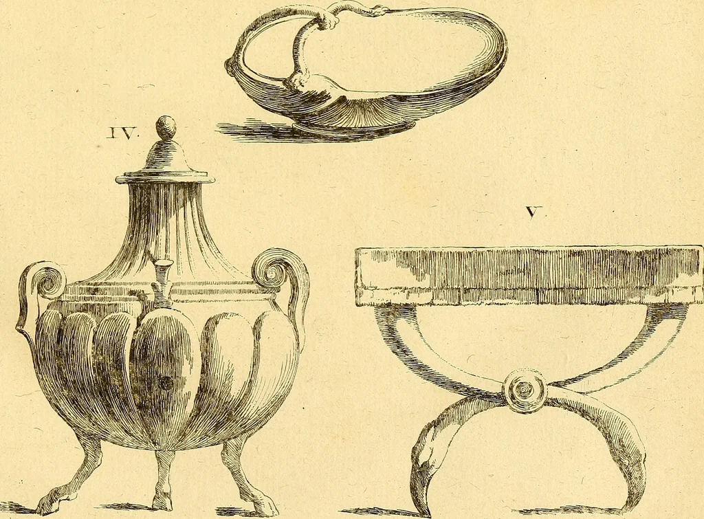An illustration from Recueil d'antiquités égyptiennes, étrusques, greques et romaines, 1752, leaf 276