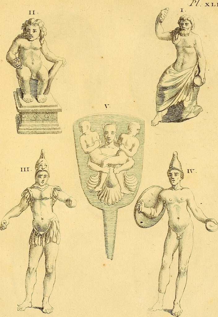 An illustration from Recueil d'antiquités égyptiennes, étrusques, greques et romaines, 1752, leaf 448