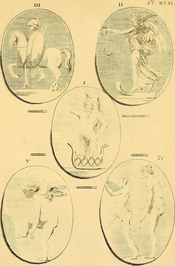 An illustration from Recueil d'antiquités égyptiennes, étrusques, greques et romaines, 1752, leaf 450