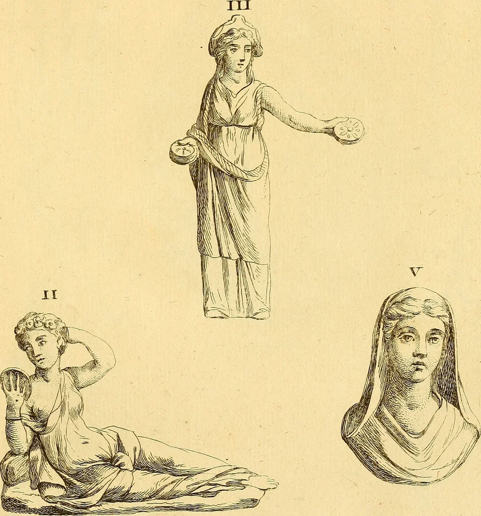 An illustration from Recueil d'antiquités égyptiennes, étrusques, greques et romaines, 1752, leaf 452