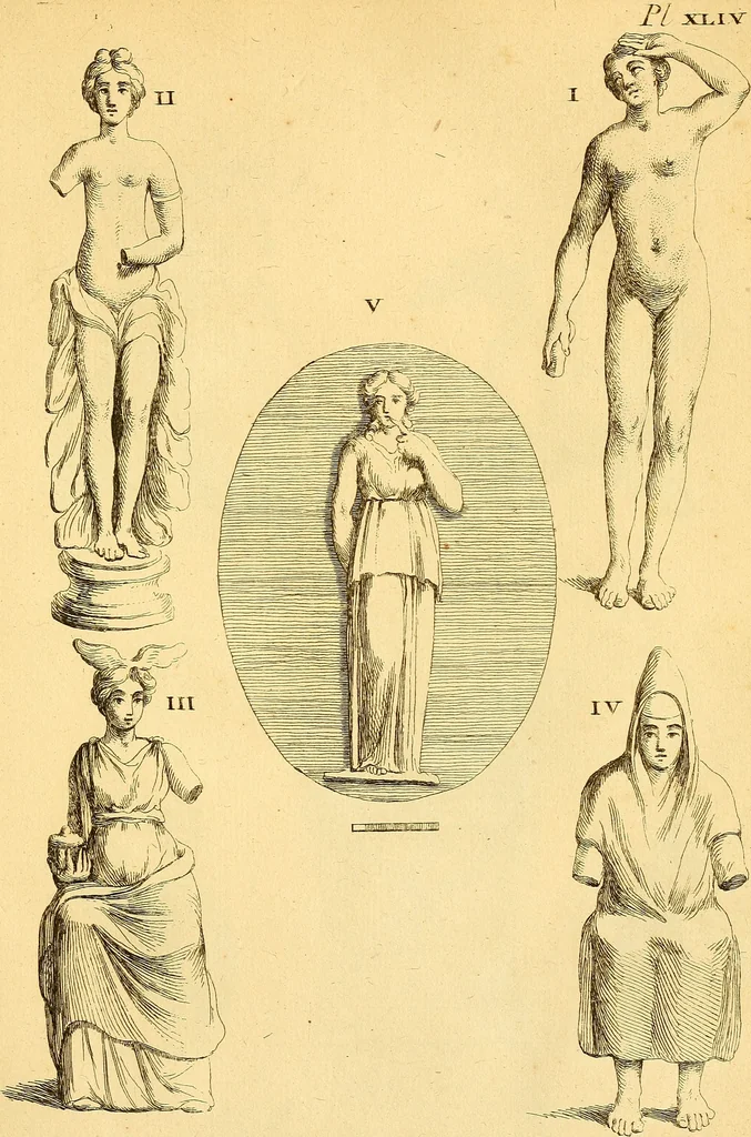 An illustration from Recueil d'antiquités égyptiennes, étrusques, greques et romaines, 1752, leaf 454