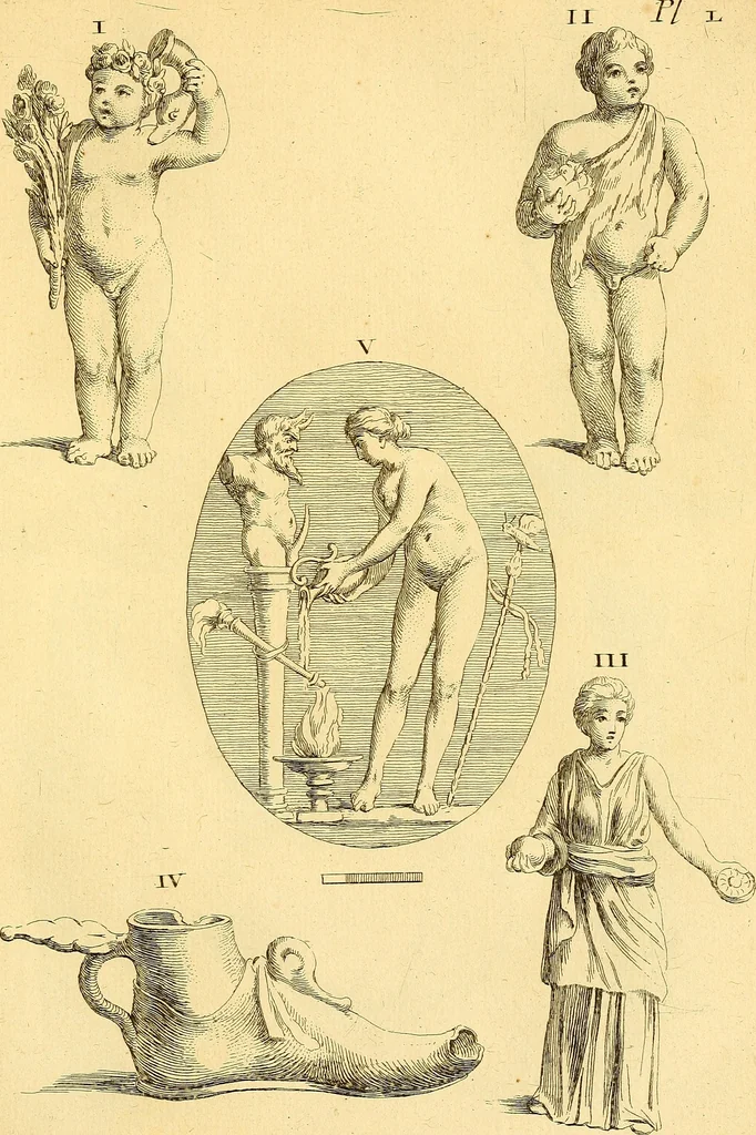 An illustration from Recueil d'antiquités égyptiennes, étrusques, greques et romaines, 1752, leaf 466