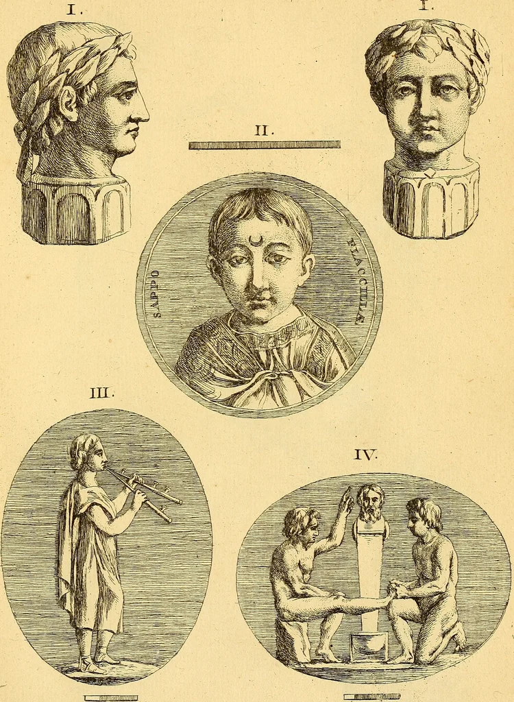 An illustration from Recueil d'antiquités égyptiennes, étrusques, greques et romaines, 1752, leaf 472