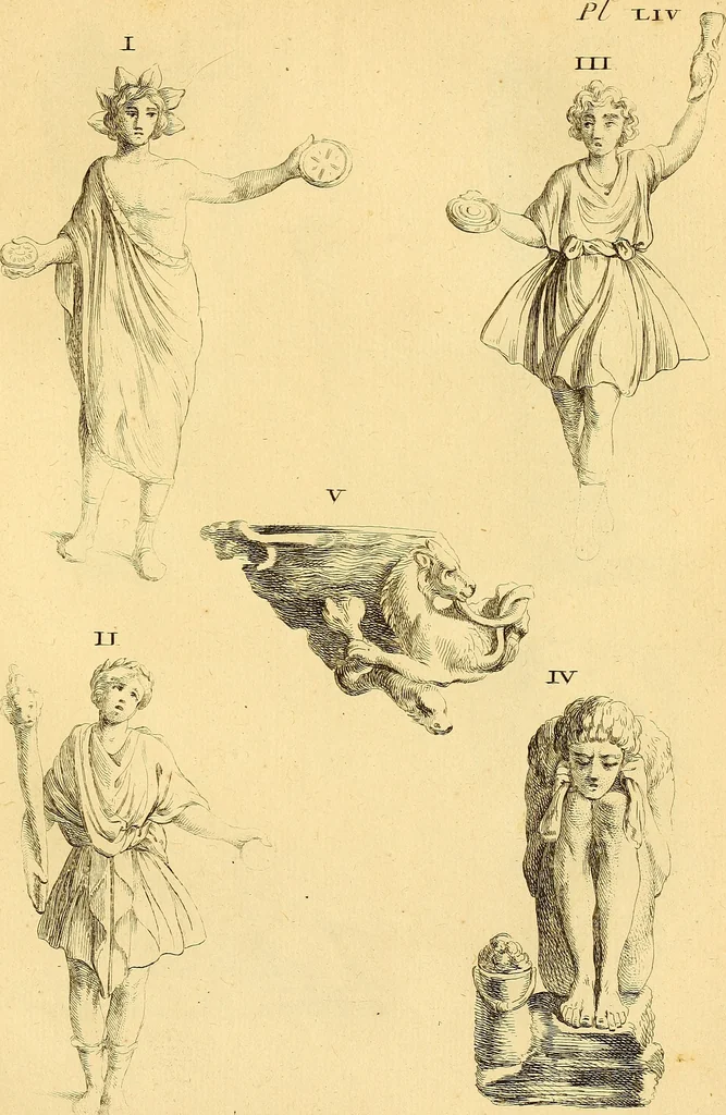 An illustration from Recueil d'antiquités égyptiennes, étrusques, greques et romaines, 1752, leaf 474