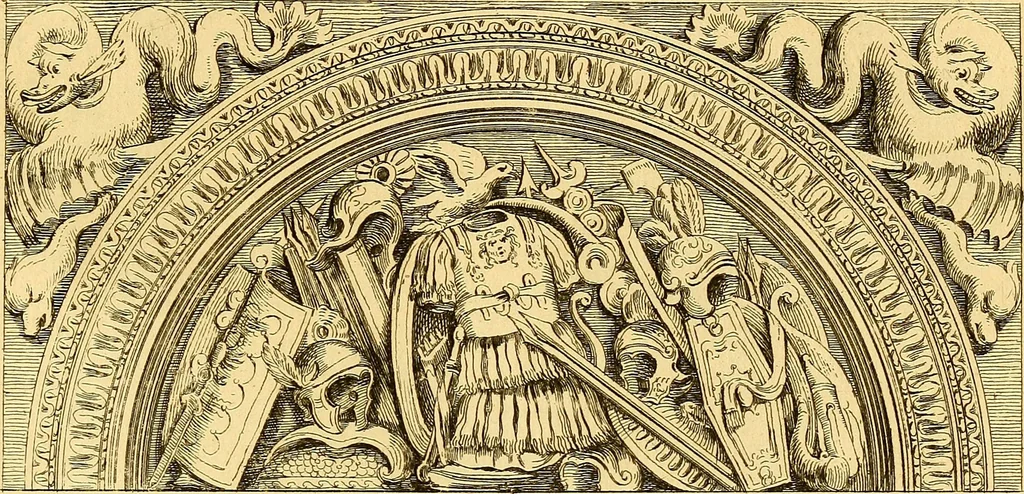 An illustration from Recueil d'antiquités égyptiennes, étrusques, greques et romaines, 1752, leaf 492