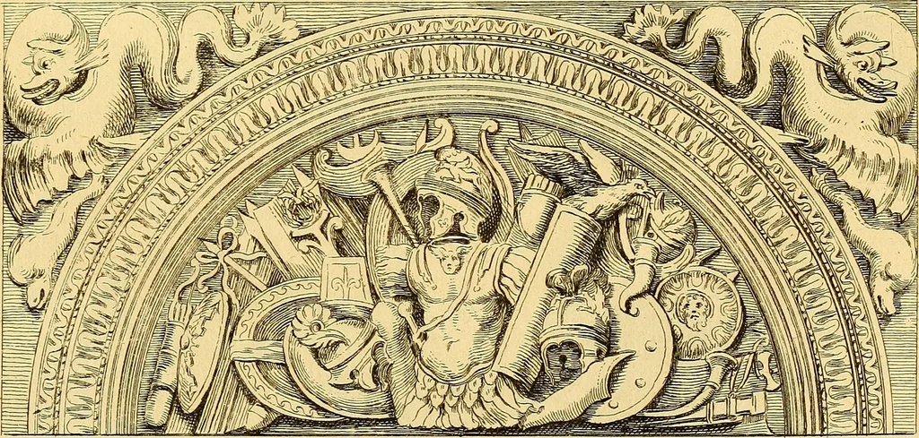 An illustration from Recueil d'antiquités égyptiennes, étrusques, greques et romaines, 1752, leaf 492