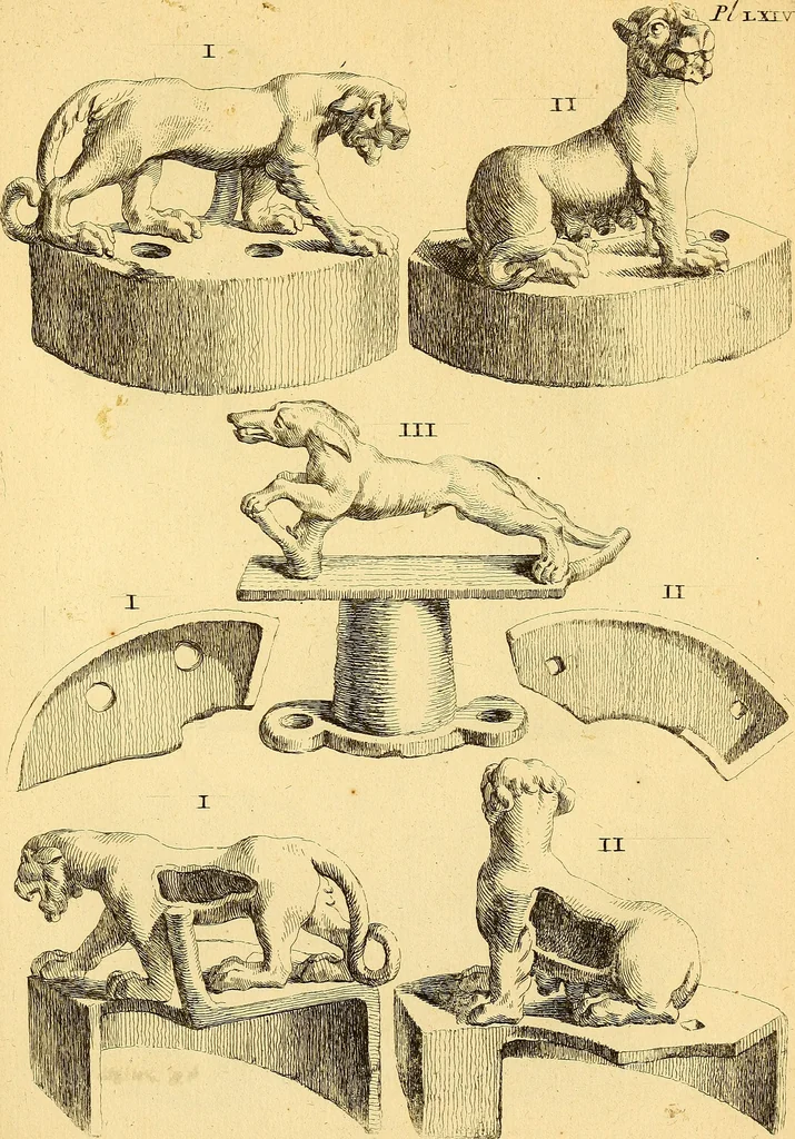 An illustration from Recueil d'antiquités égyptiennes, étrusques, greques et romaines, 1752, leaf 494