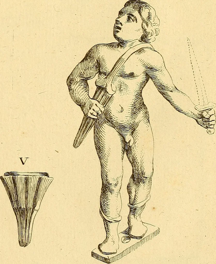 An illustration from Recueil d'antiquités égyptiennes, étrusques, greques et romaines, 1752, leaf 500