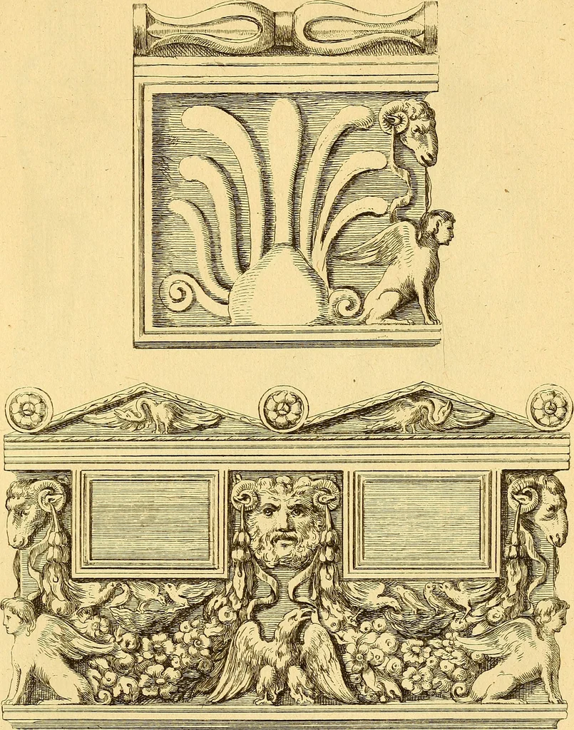 An illustration from Recueil d'antiquités égyptiennes, étrusques, greques et romaines, 1752, leaf 506