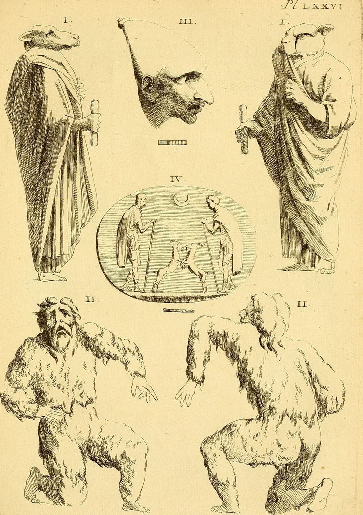 An illustration from Recueil d'antiquités égyptiennes, étrusques, greques et romaines, 1752, leaf 518