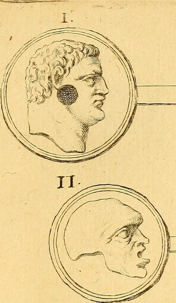 An illustration from Recueil d'antiquités égyptiennes, étrusques, greques et romaines, 1752, leaf 520