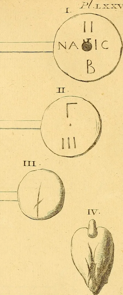 An illustration from Recueil d'antiquités égyptiennes, étrusques, greques et romaines, 1752, leaf 520