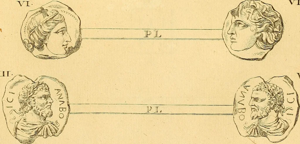 An illustration from Recueil d'antiquités égyptiennes, étrusques, greques et romaines, 1752, leaf 520