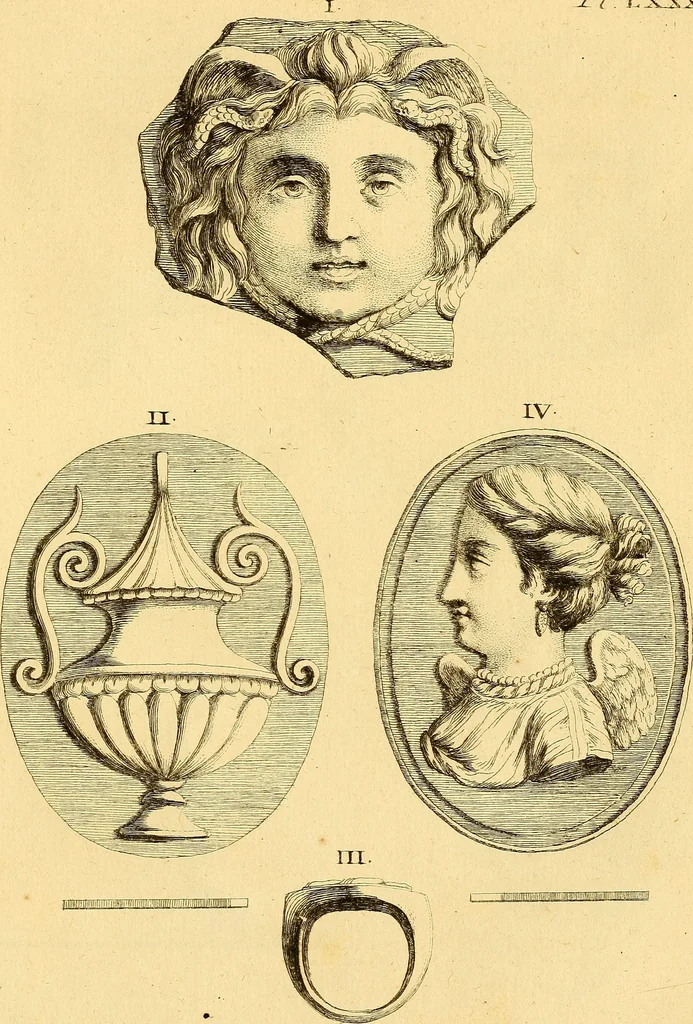 An illustration from Recueil d'antiquités égyptiennes, étrusques, greques et romaines, 1752, leaf 528