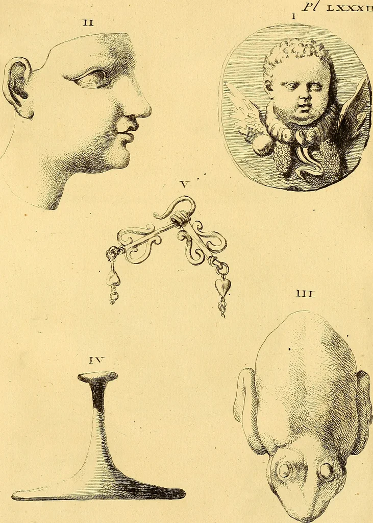 An illustration from Recueil d'antiquités égyptiennes, étrusques, greques et romaines, 1752, leaf 530