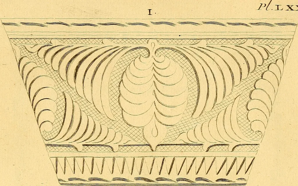 An illustration from Recueil d'antiquités égyptiennes, étrusques, greques et romaines, 1752, leaf 534