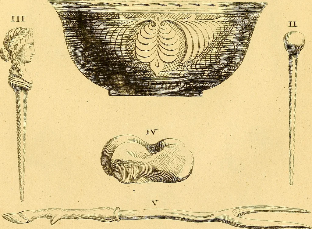 An illustration from Recueil d'antiquités égyptiennes, étrusques, greques et romaines, 1752, leaf 534