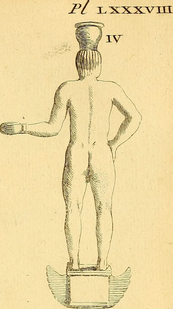 An illustration from Recueil d'antiquités égyptiennes, étrusques, greques et romaines, 1752, leaf 542